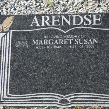 ARENDSE Margaret Susan 1942-2008