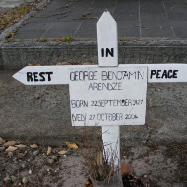 ARENDZE George Benjamin 1927-2004