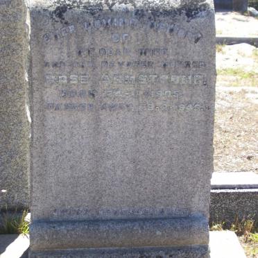 ARMSTRONG Rose 1905-1945
