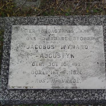 AUGUSTYN Jacobus Wynand 1921-1970