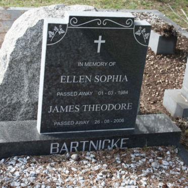 BARTNICKE James Theodore -2006 &amp; Ellen Sophia -1984