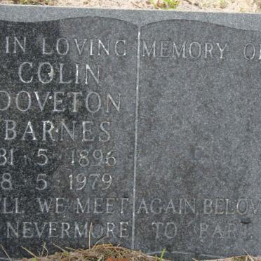 BARNES Colin Doveton 1896-1979