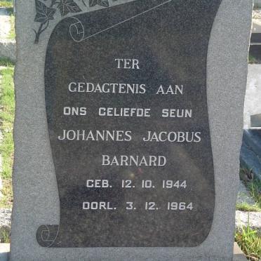 BARNARD Johannes Jacobus 1944-1964