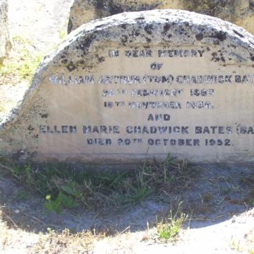 BATES William Arthur, CHADWICK 1883-1936 &amp; Ellen Marie BATEY -1952