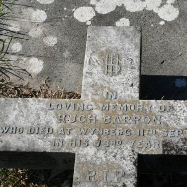 BARRON Hugh -1919