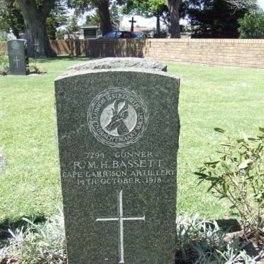 BASSETT R.M.H. -1918