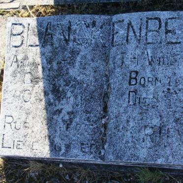 BLANCKENBERG J.H. William 1967- :: BLANCKENBERG Anna Catharina