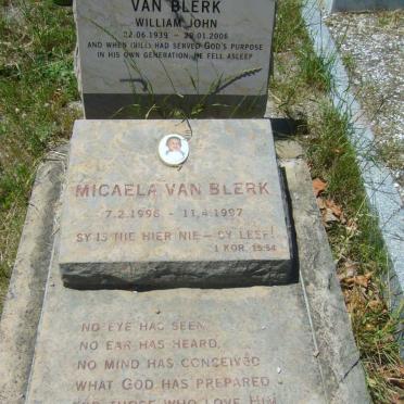 BLERK William John, van 1939-2006 :: VAN BLERK Micaela 1996-1997