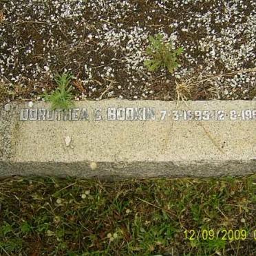 BODKIN Dorothea G. 1895-1965