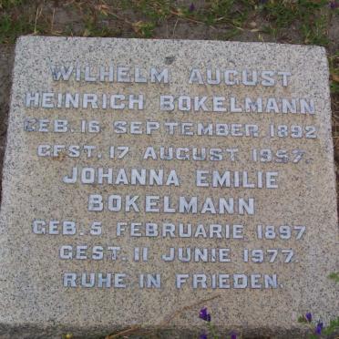 BOCKELMANN Wilhelm August Heinrich 1892-1957 &amp; Johanna Emilie 1897-1977