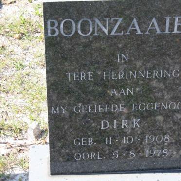 BOONZAAIER Dirk 1908-1978