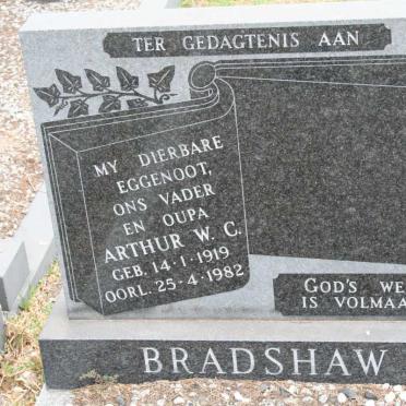 BRADSHAW Arthur W.C. 1919-1982