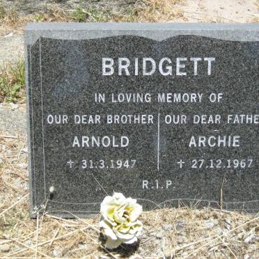 BRIDGETT Archie -1967 :: BRIDGETT Arnold -1947