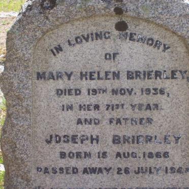 BRIERLEY Joseph 1866-1942 :: BRIERLEY Mary Helen -1936