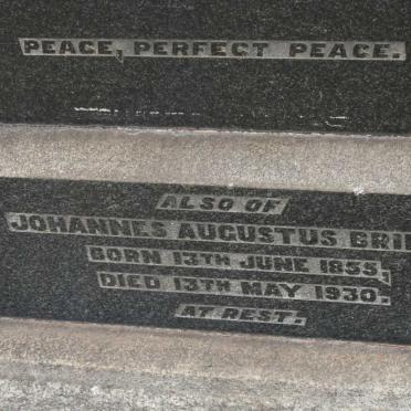 BRINK Johannes Augustus 1855-1930 &amp; Nellie DREYER 1865-1917 :: BRINK Andries 1863-1943