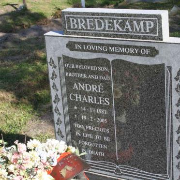 BREDEKAMP André Charles 1981-2005