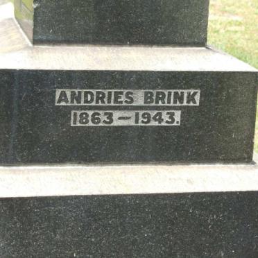 BRINK Andries 1863-1943