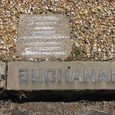 BUCHANAN Norman Douglas 1920-1989 &amp; Clara Anna PERGOLL 1923-2003