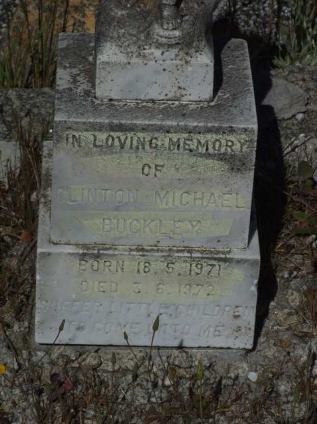 BUCKLEY Clinton Michael 1971-1972