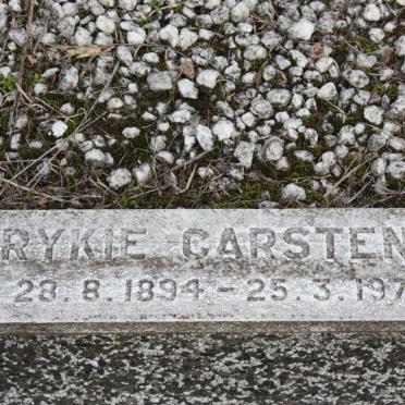 CARSTENS Rykie 1894-1976