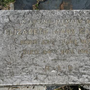 CARNEY Elizabeth Mary 1874-1942