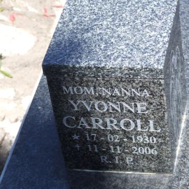 CARROLL Yvonne 1930-2006