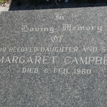 CAMPBELL Margaret -1960