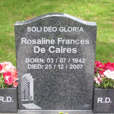 CAIRES Rosaline Frances, de 1942-2007