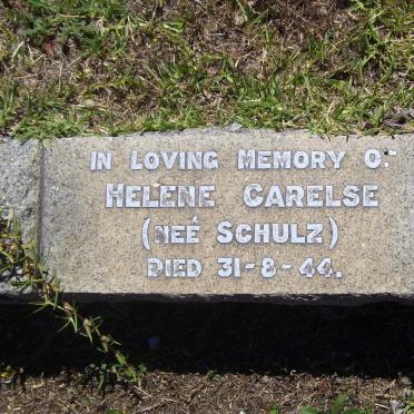 CARELSE Helene nee SCHULZ -1944