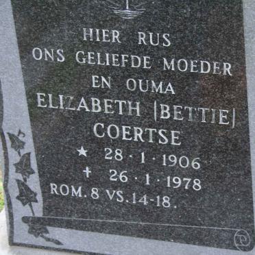 COERTSE Elizabeth 1906-1978