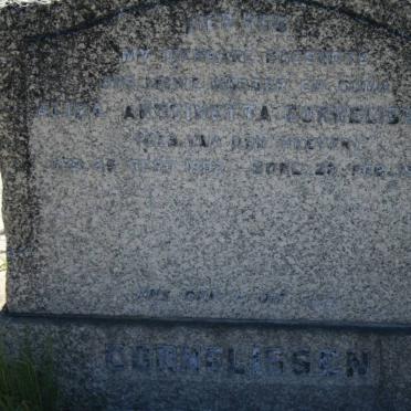 CORNELISSEN Alida Antoinetta nee VAN DEN HEEVER 1902-1955