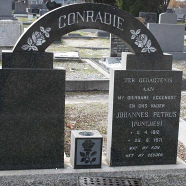 CONRADIE Johannes Petrus 1912-1971