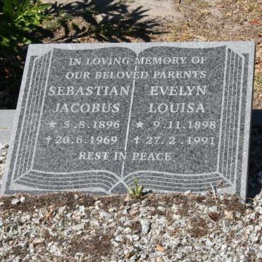CROUS Sebastian Jacobus 1896-1969 &amp; Evelyn Louisa 1898-1991