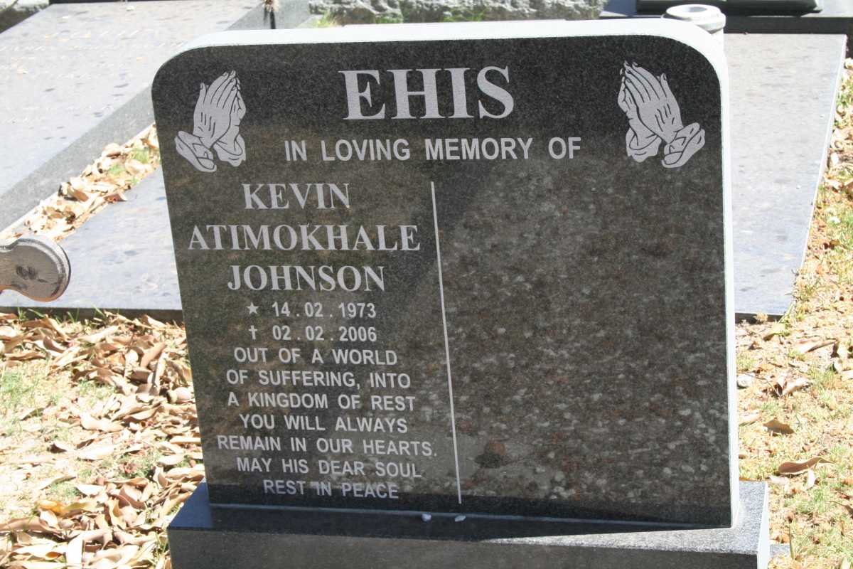 EHIS Kevin Atimokhale Johnson 1973-2006