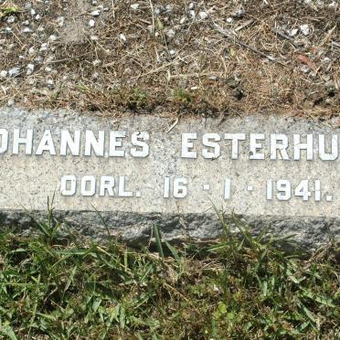 ESTERHUIZEN Johannes -1941