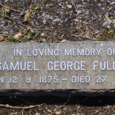FULLER Samuel George 1875-194?