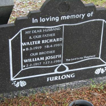 FURLONG William Joseph 1917-1981 :: FURLONG Walter Richard 1919-1985 