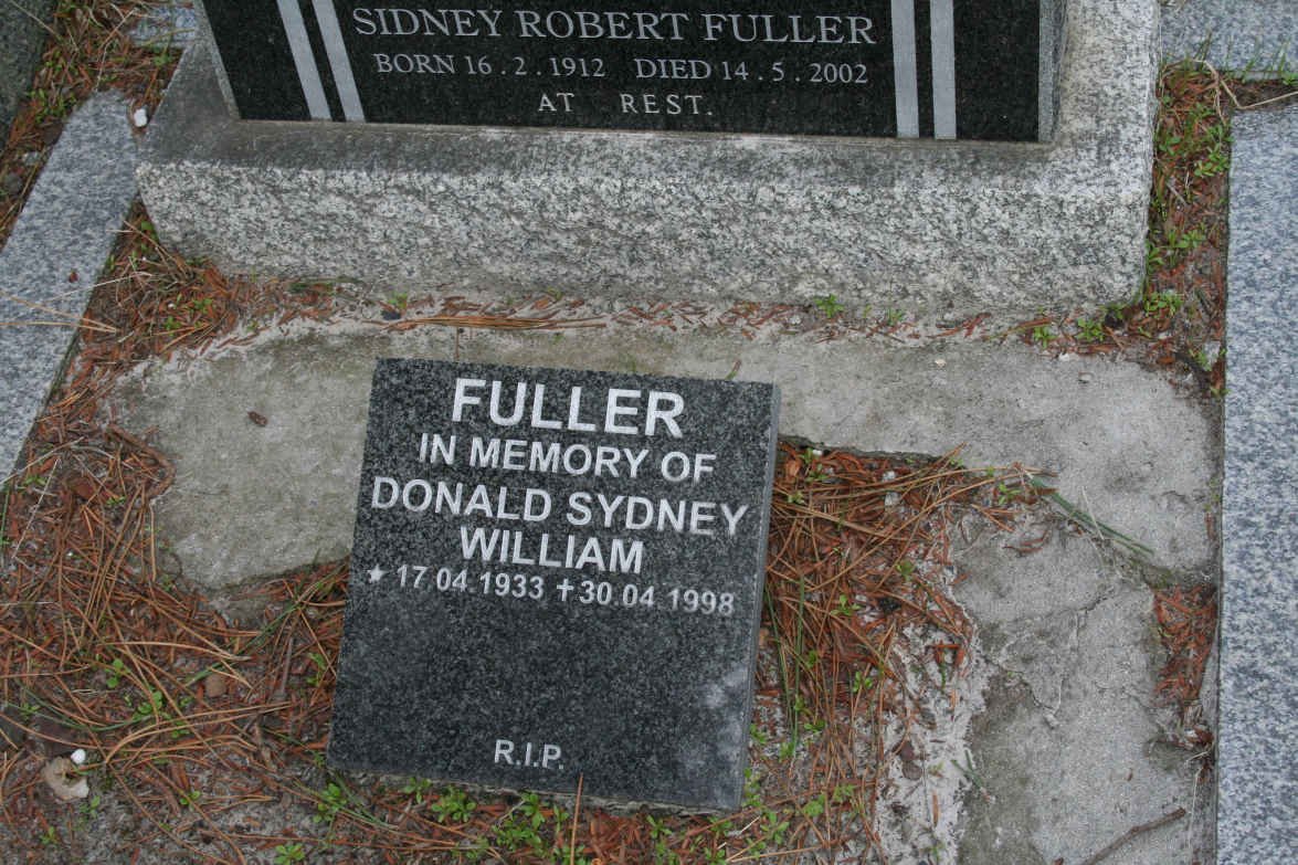 FULLER Donald Sydney William 1933-1998