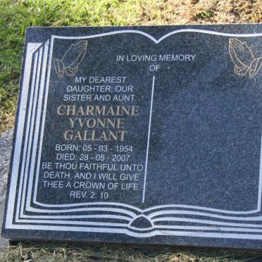 GALLANT Charmaine Yvonne 1954-2007