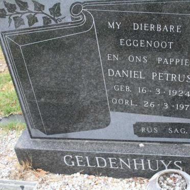 GELDENHUYS Daniel Petrus 1924-1978