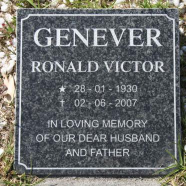 GENEVER Ronald Victor 1930-2007