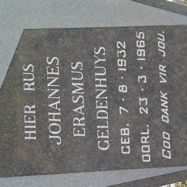 GELDENHUYS Johannes Erasmus 1932-1965