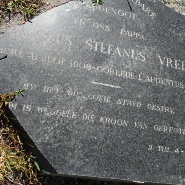GERICKE Jacobus Stefanus Vrede 1908-1960