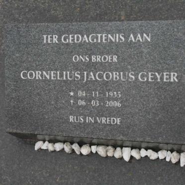 GEYER Cornelius Jacobus 1935-2006