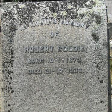 GOLDIE Robert 1875-1936