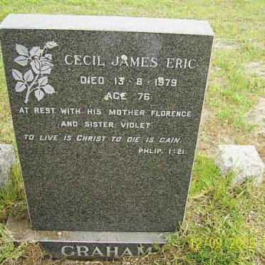 GRAHAM  Cecil James Eric -1979