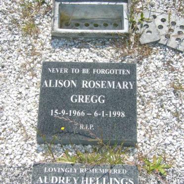 GREGG Alison Rosemary 1966-1998 :: HELLINGS Audrey 1910-1995