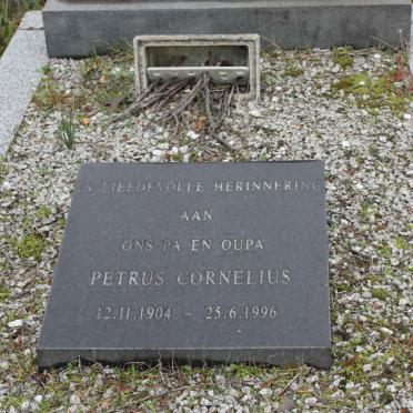 GROBLER Petrus Cornelius 1904-1996