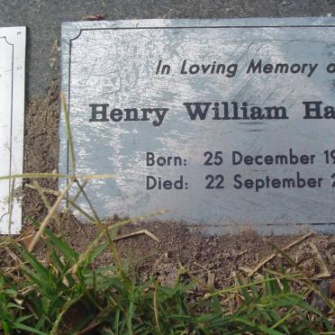 HAWKINS Henry William 1920-2006