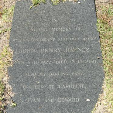 HAYNES John Henry 1927-1969